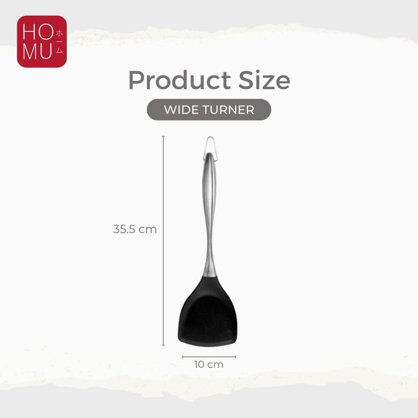 HOMU CHORIKIGU SPATULA SUTIL SILIKON KITCHEN UTENSIL SET GAGANG STAINLESS HANDLE SILICONE BPA FREE
