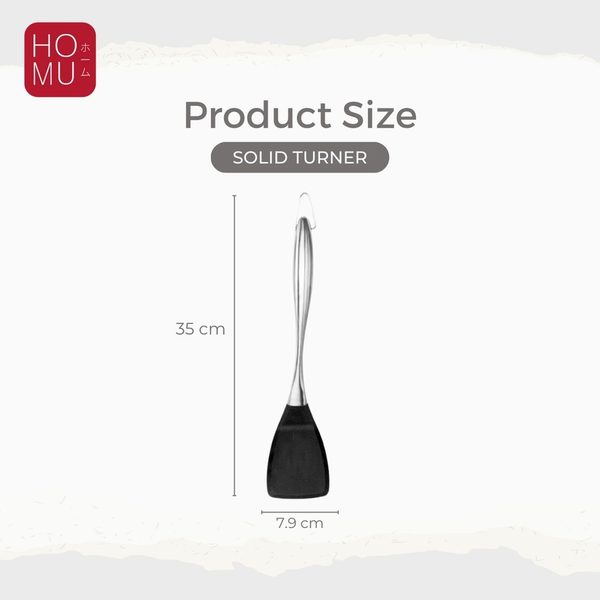 HOMU CHORIKIGU SPATULA SUTIL SILIKON KITCHEN UTENSIL SET GAGANG STAINLESS HANDLE SILICONE BPA FREE