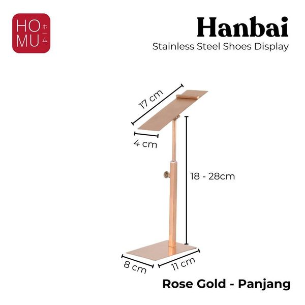 HOMU HANBAI Table Hanger Rak Hanger Display Rak Gantungan Sepatu Premium Bahan Stainless Steel