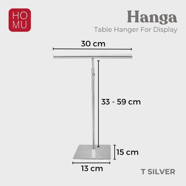 HOMU HANGA – Table Hanger Rak Gantungan Display Tas HeadSet Premium Bahan Stainless Steel Gold