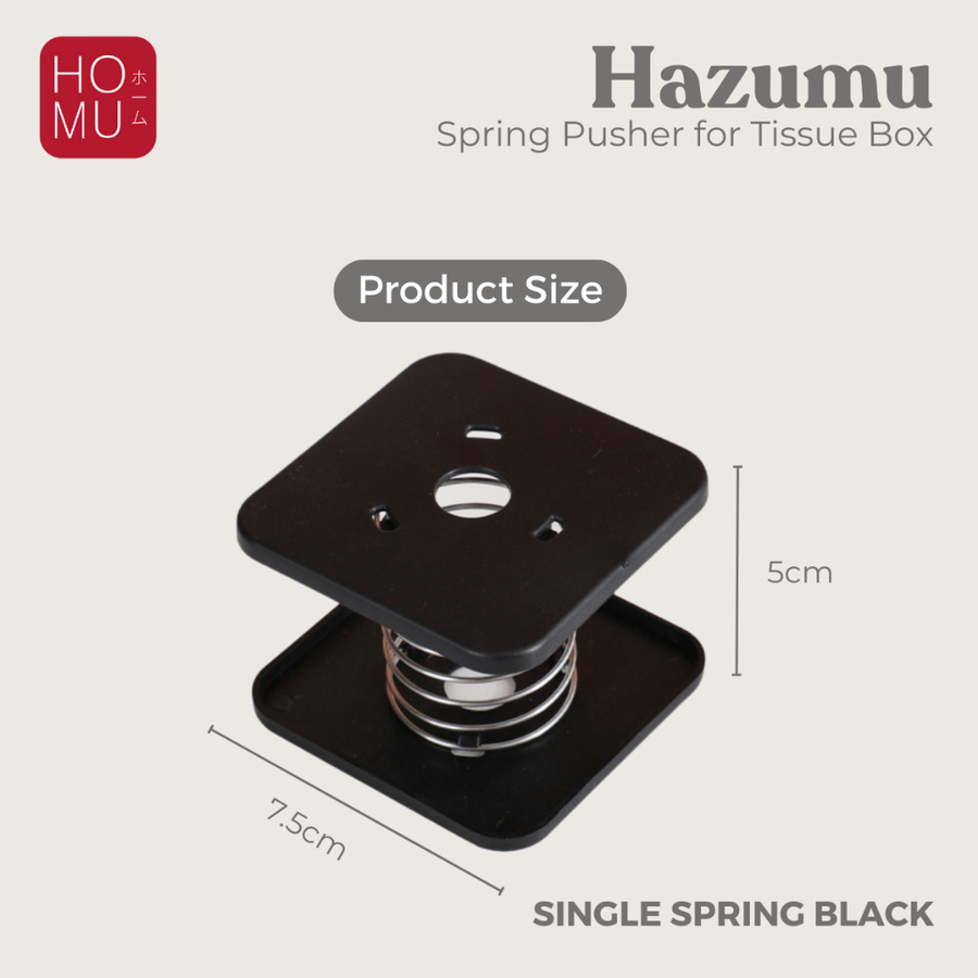 HOMU HAZUMU Spring Pusher for Tissue Box Pegas Dorong Penyangga Dalam Kotak Tisu