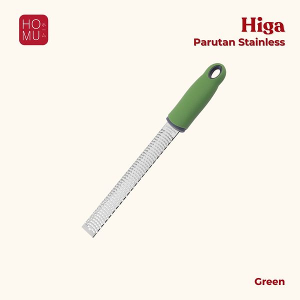 HOMU HIGA Parutan Keju Grater Lemon Zester Stainless Steel Super Tajam Anti Karat Panjang 32cm
