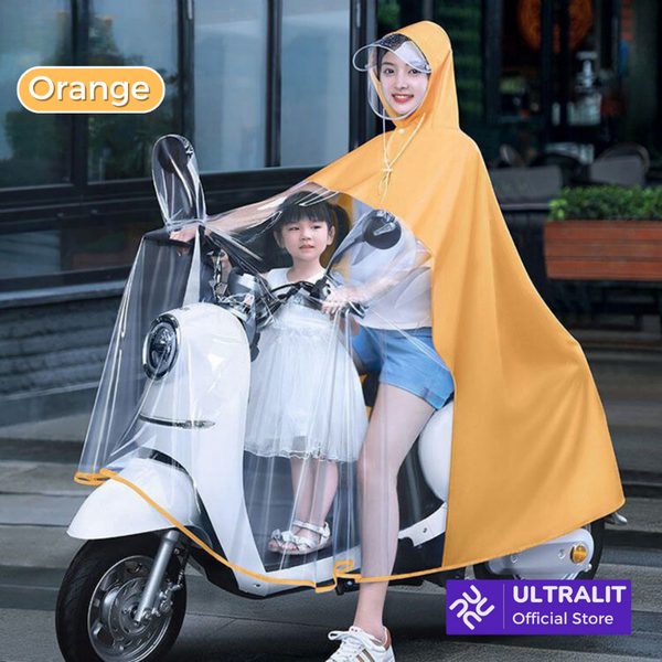 HOMU HONDO Jas Hujan Ponco PVC Premium /Jas Hujan Motor / jas hujan ponco DOUBLE / Jas hujan terusan
