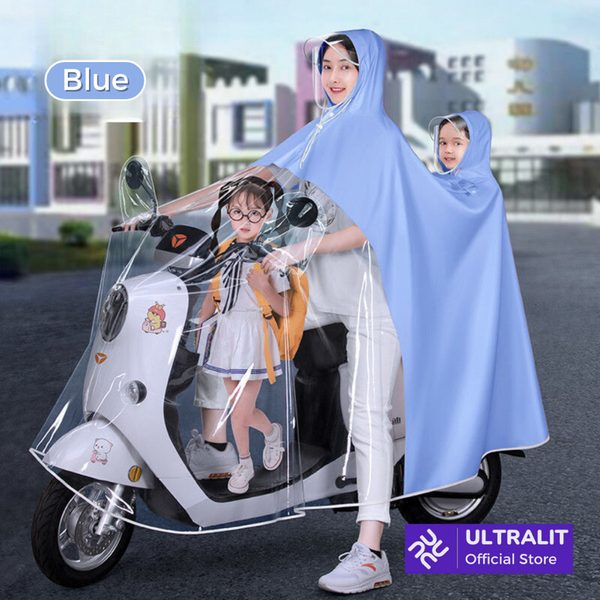 HOMU HONDO Jas Hujan Ponco PVC Premium /Jas Hujan Motor / jas hujan ponco DOUBLE / Jas hujan terusan