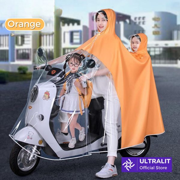HOMU HONDO Jas Hujan Ponco PVC Premium /Jas Hujan Motor / jas hujan ponco DOUBLE / Jas hujan terusan