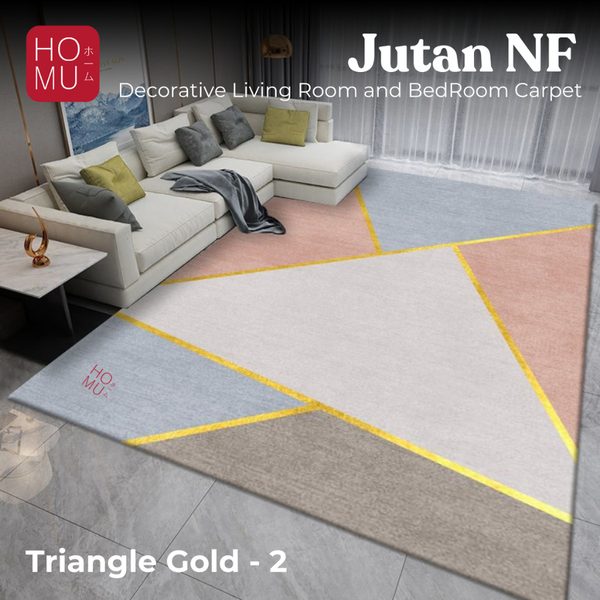 HOMU Jutan NF Karpet Aesthetic Ruang Tamu dan Kamar Tidur Decorative Living Room and BedRoom Carpet