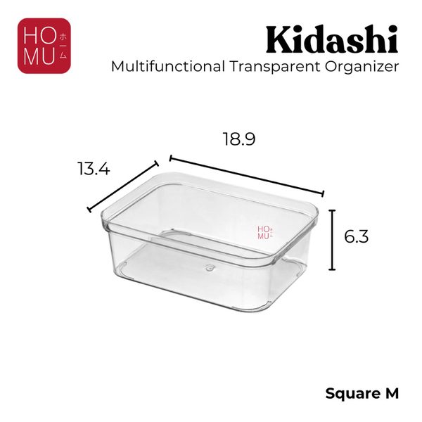 HOMU Kidashi Modular Drawer Organizer Kotak Penyimpanan Laci Multifungsi Transparan Kombinasi
