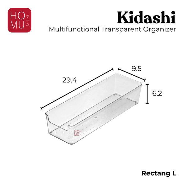 HOMU Kidashi Modular Drawer Organizer Kotak Penyimpanan Laci Multifungsi Transparan Kombinasi