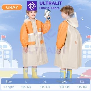 HOMU KYOTO Rain Coat Jas Hujan Anak Premium Model Korea Bahan PEVA Ringan, Tahan Air