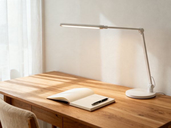Lampu & Meja Kerja