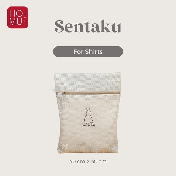 HOMU SENTAKU Laundry Net Bag Kantong Jaring Pelindung Cuci Baju Mesin Extra Tebal