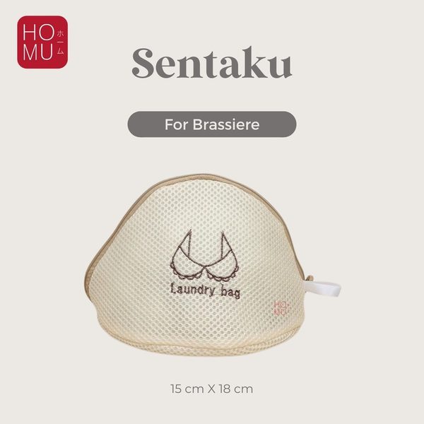 HOMU SENTAKU Laundry Net Bag Kantong Jaring Pelindung Cuci Baju Mesin Extra Tebal