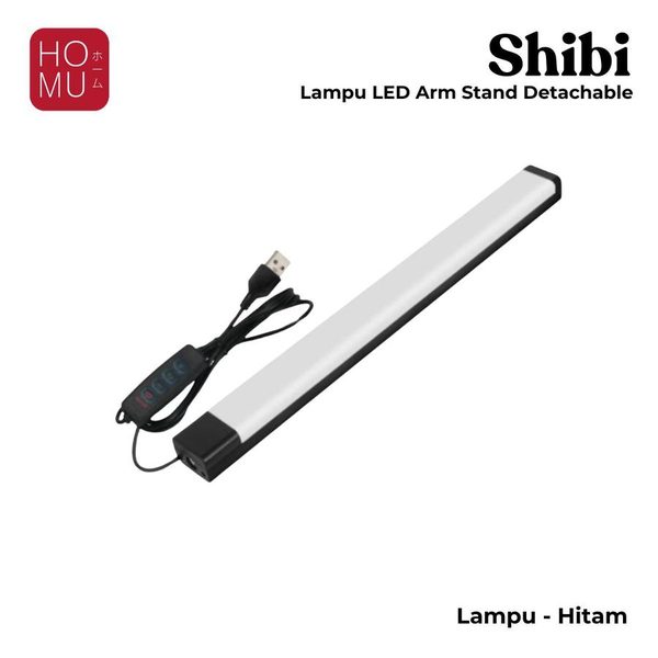 HOMU SHIBI Lampu LED Meja Super Terang untuk Arm Stand 3 Warna Detachable Table Lamp White 3 Color
