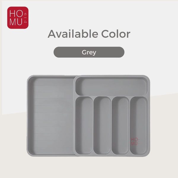 HOMU SHUNO L DRAWER CUTLERY ORGANIZER UTENSILS STORAGE PENYIMPANAN PERALATAN MAKAN SPATULA CUTLERY