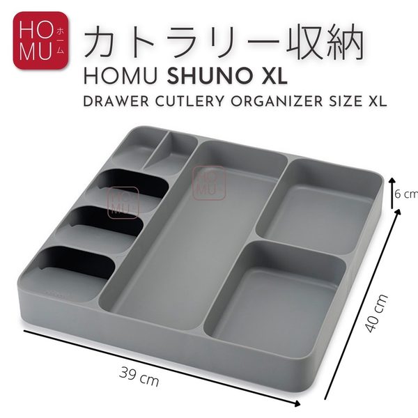 HOMU SHUNO XL DRAWER ORGANIZER SENDOK GARPU SPATULA CUTLERY STORAGE LACI PENYIMPANAN PERALATAN MAKAN