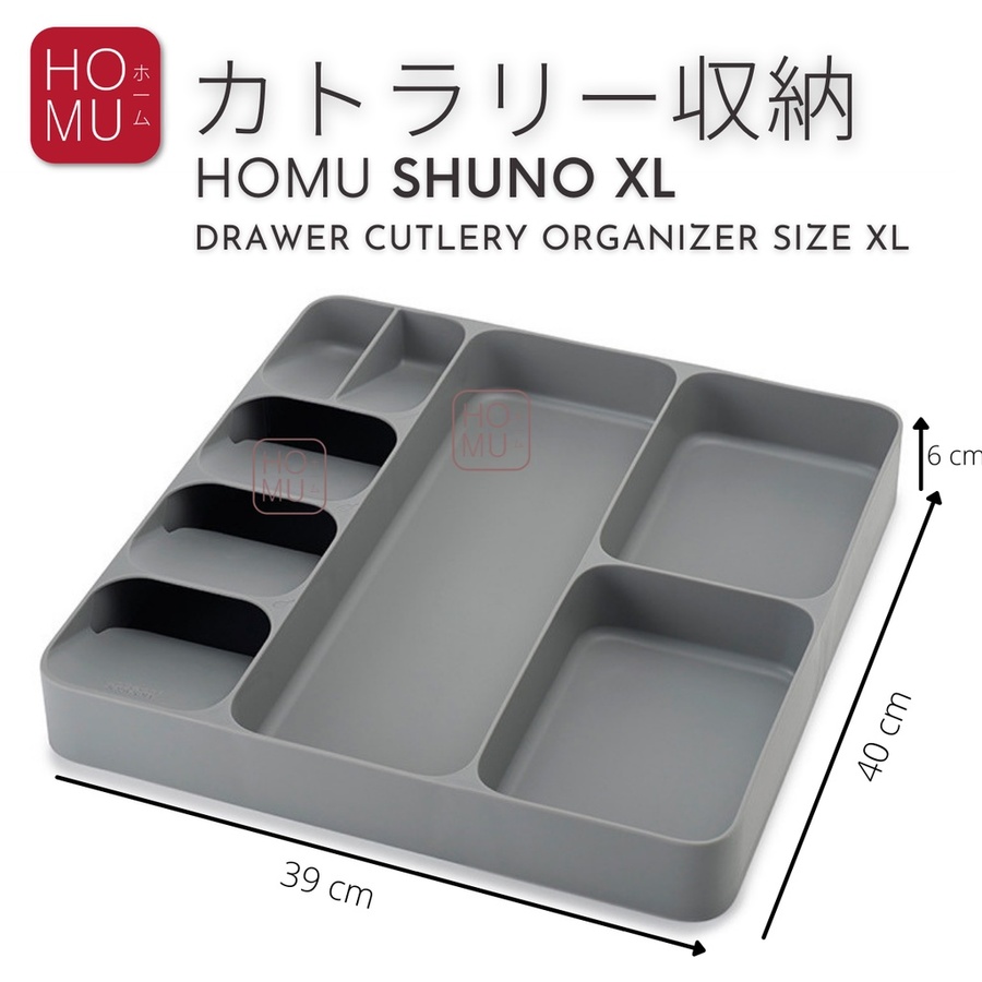 HOMU SHUNO XL DRAWER ORGANIZER SENDOK GARPU SPATULA CUTLERY STORAGE LACI PENYIMPANAN PERALATAN MAKAN