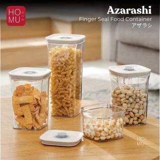 HOMU AZARASHI - Toples Storage Penyimpanan Anti Lempem Kotak Makanan Food Container 500mL